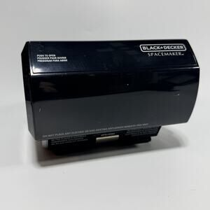 Black & Decker SpaceMaker CO100B Under Cabinet Can Opener Knife Sharpener Black